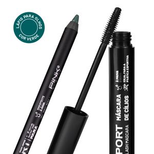 Kit Lápis de Olho Verde + Máscara de Cílios