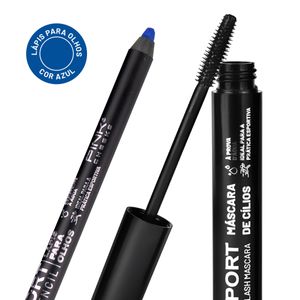 Kit Lápis de Olho Azul + Máscara de Cílios