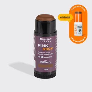 PROTETOR SOLAR FACIAL PINK STICK 60KM ULTRA FPS 90 FPUVA 70