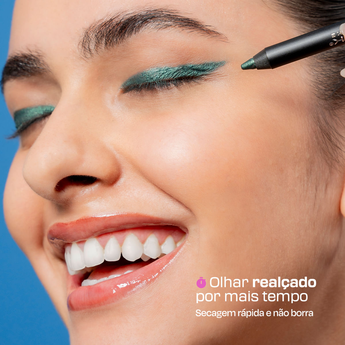 Lápis para Olhos Sport Eyepencil Verde 1,2g - Pink Cheeks